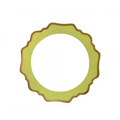 Green Scallop Charger