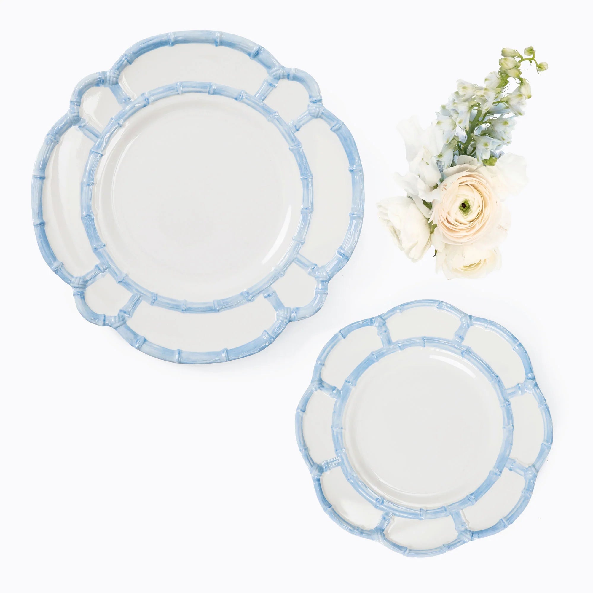 Blue Bamboo Dinner Plate