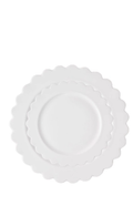 White Scallop Side Plate