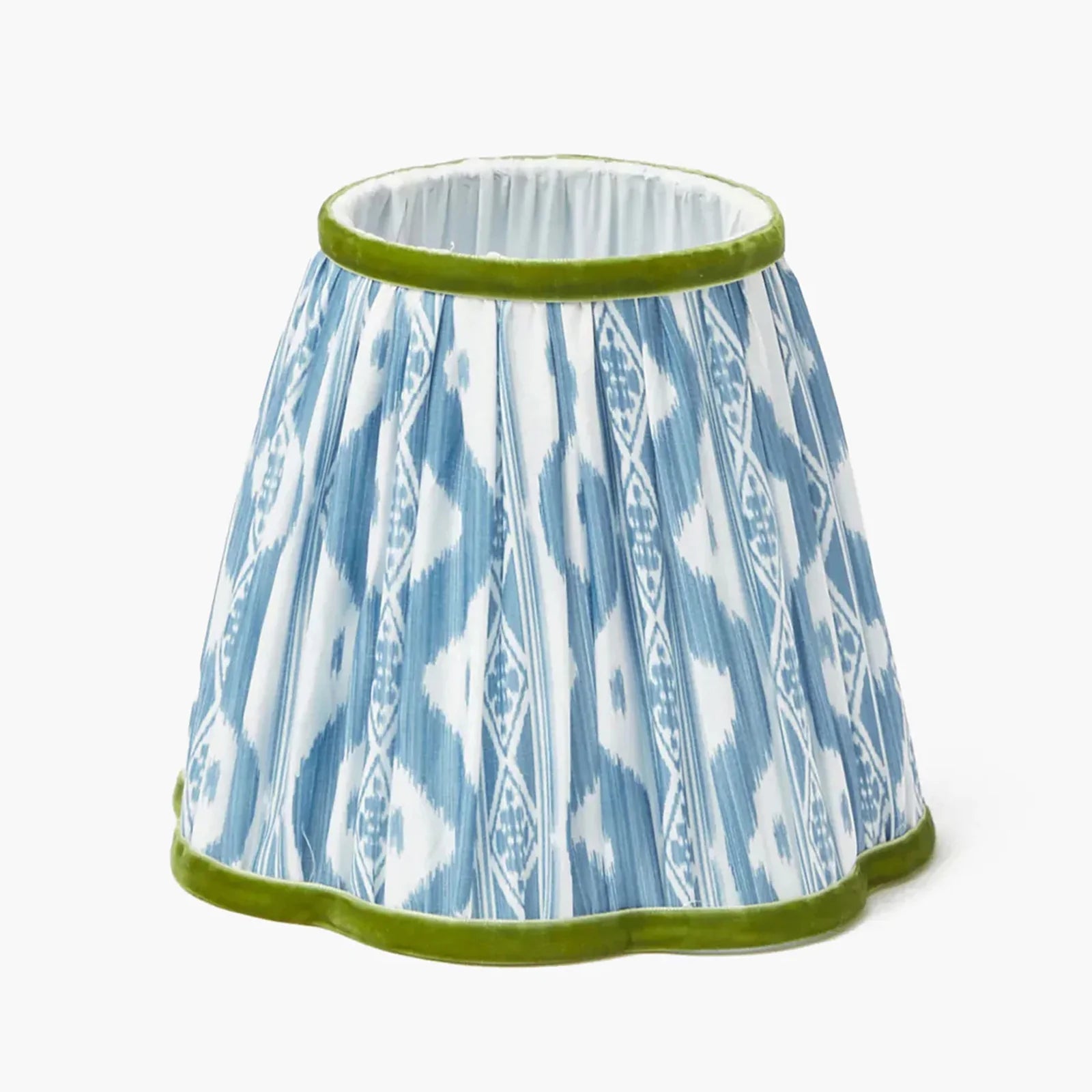 BLUE & GREEN IKAT LAMPSHADE