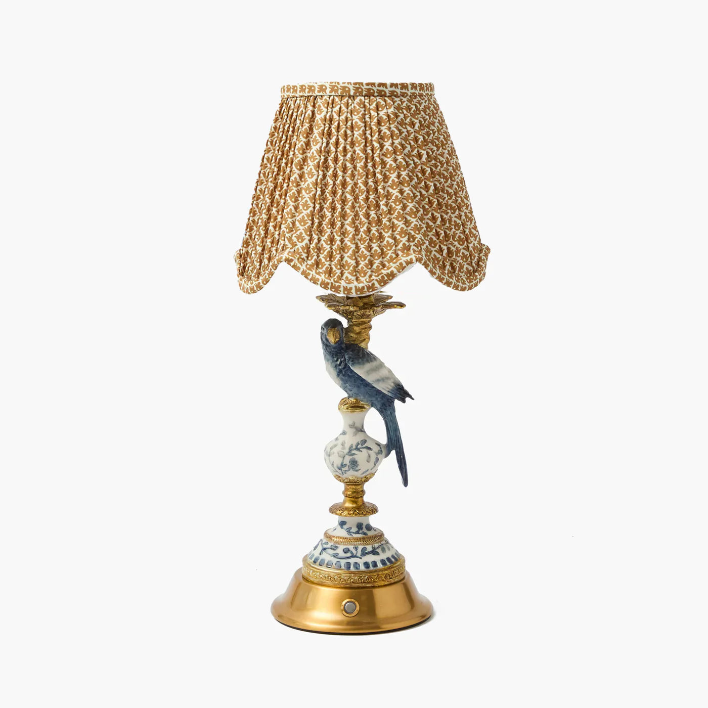 BLUE PARROT LAMP