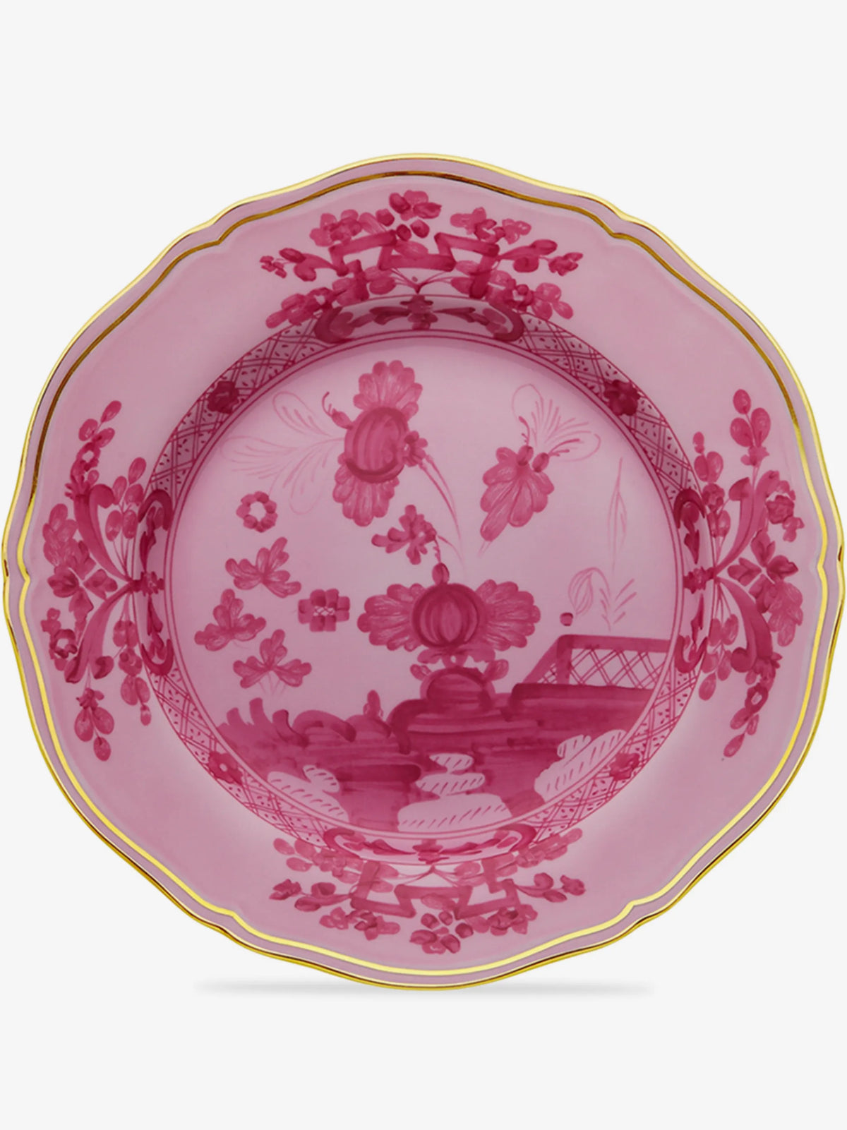 Pink Oriente Dinner Plate