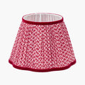 RED LOTUS LAMPSHADE
