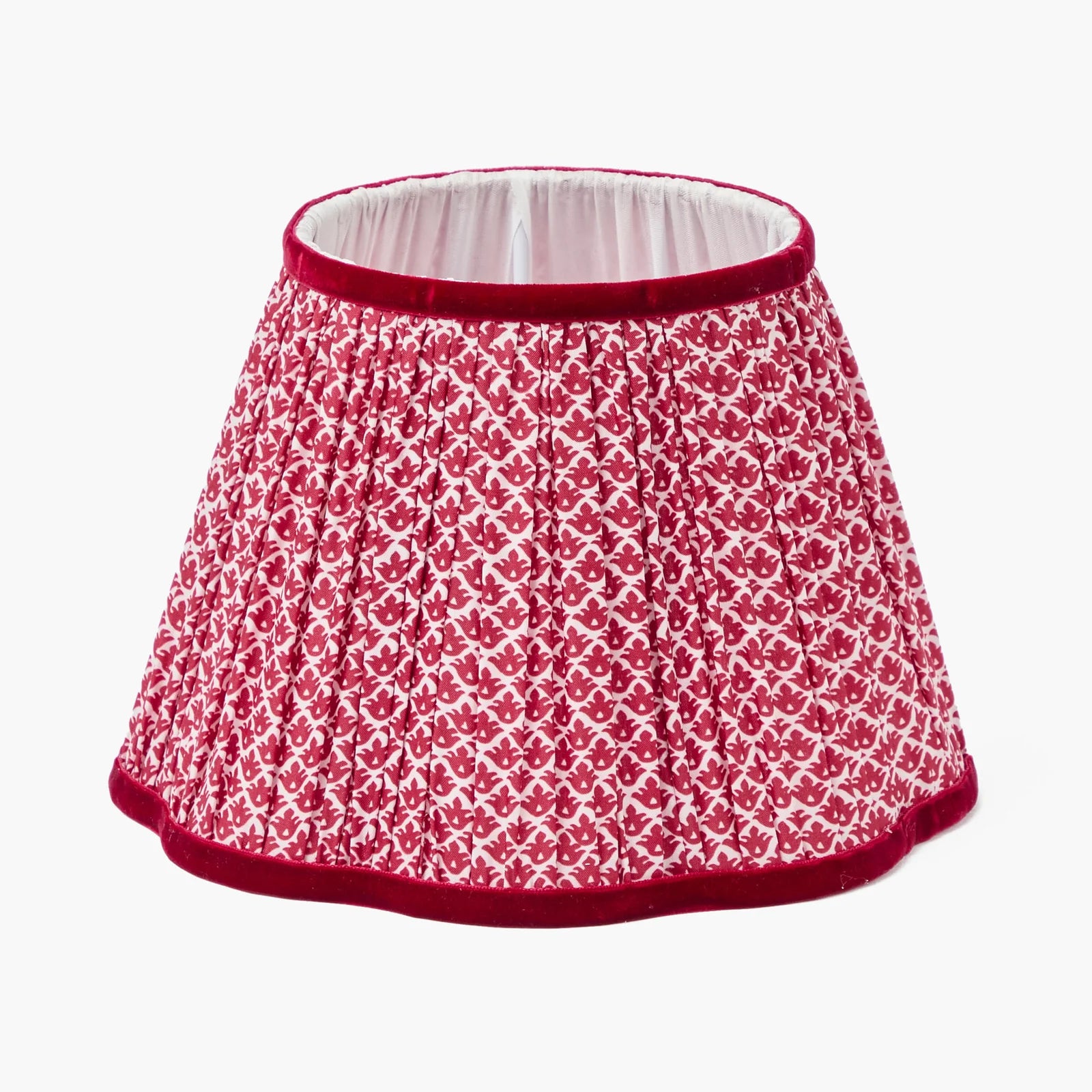 RED LOTUS LAMPSHADE